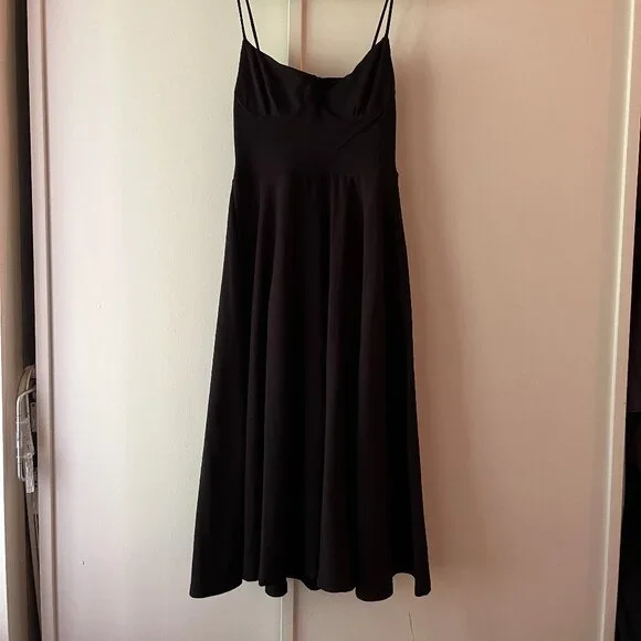 Reformation Serene Knit Organic Cotton Blend Midi Dress - Size M - Picture 5 of 6